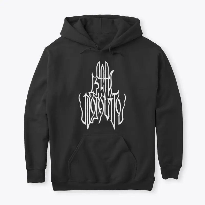 Sea Mosquito White Logo Hoodie